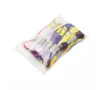AKxStitch CXC Amo 1-35 Fil pour point de croix, fil de coton inaltérable, couleurs assorties DMC, noir