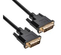 Câble de raccordement Akyga 1.8 m noir AK-AV-02 Câble DVI