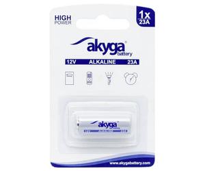 Akyga 23A Pile spéciale 23 A carbone-zinc (saline) 12 V 48 mAh