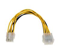 Akyga - Adaptateur d'extension de puissance - 8 broches EPS12V (F) pour 8 broches EPS12V (M) - 20 cm