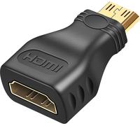 Akyga, Adaptateur HDMI femelle vers mini HDMI mâle Full HD 1080p, noir