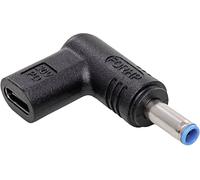 Akyga Adaptateur universel AK-ND-C09 USB-C vers 4,5x3,0 mm Broche HP 18,5-20V 5A Noir