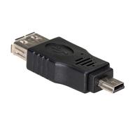 Akyga Adapter AK-AD-07 USB-AF/miniUSB-B (5-pin) USB A USB mini B 5-pin Noir