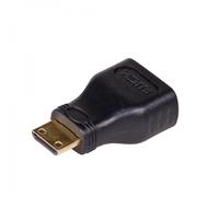 Akyga AK-AD-04 changeur de genre de câble HDMI Type A (Standard) HDMI Type C (Mini) Noir, Or
