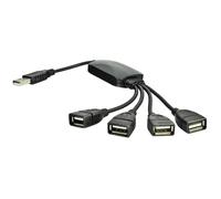 Akyga AK-AD-13 hub & concentrateur USB 2.0 Noir