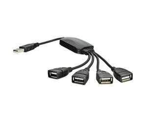 Akyga AK-AD-13 hub & concentrateur USB 2.0 Noir