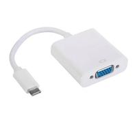 Akyga Adaptateur USB-C mâle vers VGA AK-AD-55 - câble 15 cm - blanc