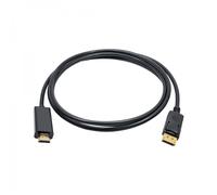 Akyga AK-AV-05 câble vidéo et adaptateur 1,8 m HDMI Type A (Standard) DisplayPort Noir, Or