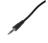 Akyga AK-AV-12 changeur de genre de câble Male miniJack Noir