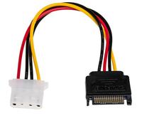 AKYGA AK-CA-11 Câble Adaptateur SATA mâle vers Molex 4 Broches Femelle 15 cm