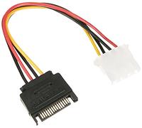 AKYGA AK-CA-11 Câble Adaptateur SATA mâle vers Molex 4 Broches Femelle 15 cm
