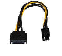 AKYGA AK-CA-30 Câble Adaptateur SATA mâle vers PCI-E 6 Broches Femelle 15 cm