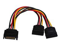 Akyga AK-CA-31 Câble Adaptateur SATA mâle vers 2 x SATA Femelle 2 x 15 cm