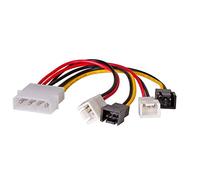 Akyga AK-CA-34 Câble d'alimentation Molex vers 2 x 3 Broches 12 V / 2 x 3 Broches 5 V