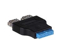Akyga AK-CA-58 2X USB 3.0 A Buchse/USB 19 pin Buchse Adapter Carte mère