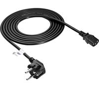 Akyga AK PC stromkabel dextension 07A, 3m pour PC, Imprimante, écrans Noir - AK-PC-07A