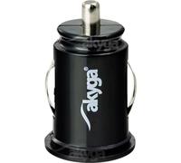 AK-CH-02 - Adaptateur d'alimentation pour voiture - 10.5 Watt - 2.1 A - 2 connecteurs de sortie (USB) - noir