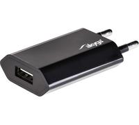 AK-CH-03BK - Adaptateur secteur - 5 Watt - 1 A (USB) - noir