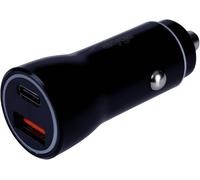 Akyga AK-CH-16 Chargeur USB 36 W 1x USB-C®, 1x USB-A QC 3.0, Power Delivery 3.0, PPS noir pour voiture, pour camion chargeur rapide