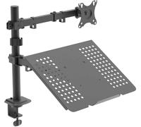 Akyga AK-MB-04 Support de table pour écran 2 Écran(s) 81,3 cm (32) noir inclinable, rotatif, mobile