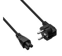 Akyga AK-NB-01A Câble d'alimentation CEE 7/7 - IEC C5 pour ordinateur portable (clover) 250V/50Hz 2.5A 1.5m noir