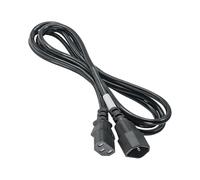 AKYGA AK-PC-02A Câble d'alimentation pour PC 3 Broches coudé IEC C13 EU CEE 7/7 1,5 m Noir