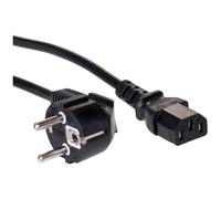 Akyga AK-PC-05C câble électrique Noir 5 m CEE7/7 IEC C13