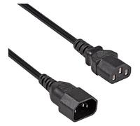 Akyga AK-PC-07C câble électrique Noir 3 m IEC C14 IEC C13