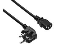 Akyga AK-PC-106A Câble d'alimentation PC Schuko CEE 7/7 vers IEC C13 Câble d'alimentation 3 m 10 A