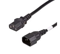 Akyga AK-PC-111A Rallonge pour Appareil à Froid IEC C13 vers C14 PC Câble d'alimentation 5 m 10 A