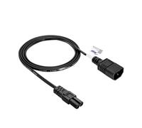 Akyga AK-PC-15A Rallonge de câble d'alimentation IEC C7/C14 1,5 m CCA Noir