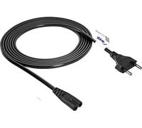 Akyga AK-RD-02A câble d'alimentation pour ordinateur portable 2pin IEC C7 CEE 7/16 3m EU plug