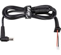 AK-SC - Câble d'alimentation - DC jack de 5,5 mm x 1,7 mm pour fil dénudé - 50 V - 1.2 m - noir