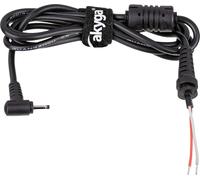 AK-SC - Câble d'alimentation - power DC jack 2.5 mm (ID: 0.7 mm) pour fil dénudé - 50 V - 1.2 m - noir