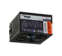 Akyga AK-U4-600 Alimentation PC 600W ATX 2.31 80 PLUS Bronze, PFC Actif, Connecteur 20+4 Pin, 6x SATA, 1x PCI-E 6-Pin, Ventilateur 120mm