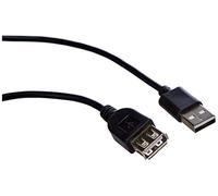 Akyga Câble USB USB-A mâle, USB-A femelle 3.00 m noir AK-USB-19