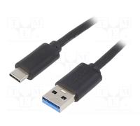 Akyga Câble USB USB-A mâle, USB-C® mâle 1.80 m noir AK-USB-29