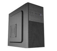 Akyga AK19BK Boîtier PC Micro Tour - Boîtier d'ordinateur Compact avec USB-C, USB 3.0 et Audio HD, Prend en Charge Micro ATX, Mini ITX, Flex ATX, pour Une Utilisation au Bureau et à la Maison, sans