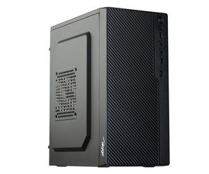 Akyga AK36BK Boîtier PC Micro Tower Noir, Micro ATX/Mini-ITX, 2x3.5", 2x2.5", 4 slots d'extension, USB 3.2 Gen 1, Ventilation 120/80mm, Sans alimentation
