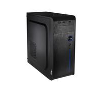 Tour midi ATX Akyga AK939BL - Noir avec inserts bleus - 2 x USB 2.0 - 7 baies internes