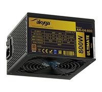 Akyga ATX Power Supply Ultimate AK-U4-800 P4+4 PCI-E 6 Broches 6+2 Broches 6 x SATA APFC 80+ Ventilateur Bronze 12 cm 800 W