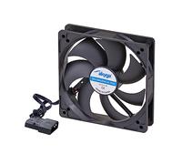 AKYGA AW-12A-BK Ventilateur de Boîtier 120mm Ventilateur pour PC Molex 12V Noir