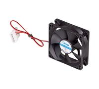 Akyga AW-8A-BK - Ventilateur châssis - 80 mm - noir Noir G