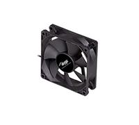 AKYGA AW-8A-BK Ventilateur de boîtier 80 mm pour PC Molex 12 V Noir 2000 TR/Min