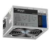 Akyga Basic Series AK-B1-550 - Alimentation électrique (interne) - ATX12V 2.31 - CA 230 V - 550 watt - PFC - gris
