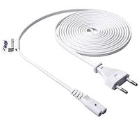 Câble adaptateur Akyga alimentation [1x fiche Euro mâle - 1x prise femelle C7] 3.00 m blanc