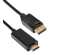 Akyga, Câble DisplayPort vers HDMI 2.0 1.8m, noir