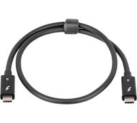 Akyga Câble USB Thunderbolt™ 3 Fiche mâle Thunderbolt, Fiche mâle Thunderbolt 0.50 m noir 4K UHD AK-USB-33