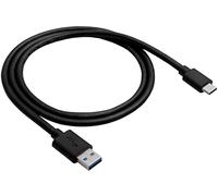 Akyga Câble USB USB 3.1 Gen1 USB-A mâle, USB-C® mâle 0.50 m noir AK-USB-24