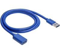 Akyga Câble USB USB 3.2 Gen1 USB-A mâle, USB-A femelle 1.00 m noir AK-USB-28